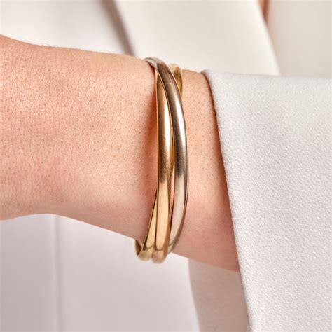 cartier satin trinity bracelet|cartier trinity bracelet for sale.